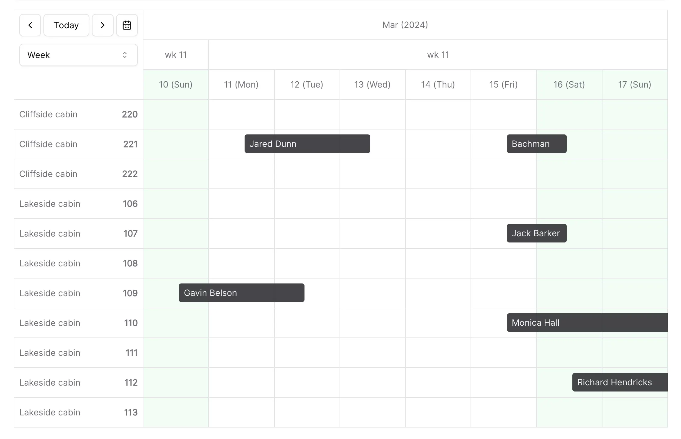 laptop monitor with a calendar screen